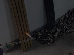 Tahan Air B1 Tahan Api Wpc Wallpanel Kayu Komposit Bergalur Luar Ruangan