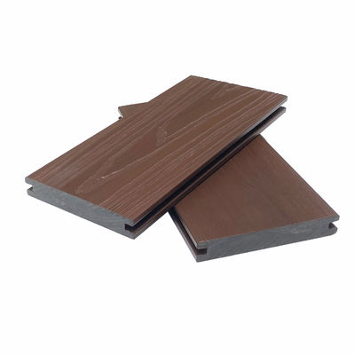 Taman Kayu Teras WPC Papan Decking Komposit Lantai Tebal 23mm