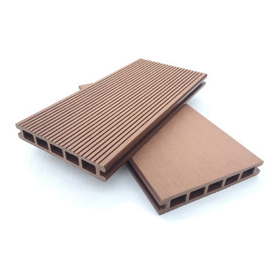 Kayu tahan cuaca coklat 140mm x 25mm - Decking komposit plastik untuk semua musim