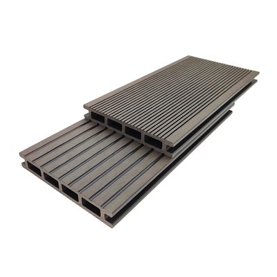 Lantai Decking Komposit WPC Pengganti Kayu 145mm 25mm