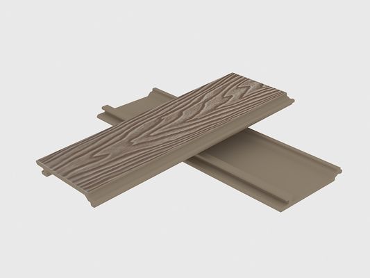Panel Dinding DIY WPC Diskon Besar Konstruksi Dinding Cladding Panel Komposit Plastik Kayu 20*155Mm