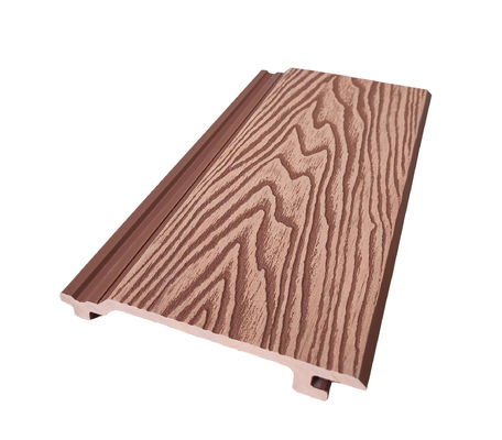 Pelapis Dinding Eksterior Wpc Panel Dinding Berongga 20*155 Tahan Cuaca