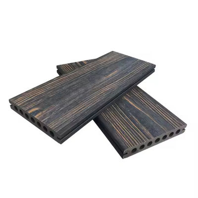 Decking Wpc Warna Campuran Tiga Lapisan Lantai Padat Teras Co-ekstrusi