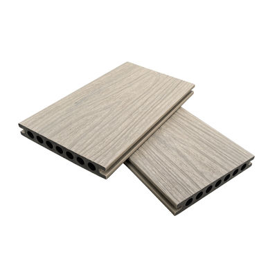 Bahan decking koeksasi WPC ramah lingkungan mudah dipasang dan berkelanjutan untuk aplikasi 21*145 mm