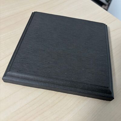 WPC Balkon Tahan Air Ujung Lantai Luar Ruangan Menutupi Ujung Papan Dek Komposit WPC Ujung Dek Penyisipan Ujung Dek WPC