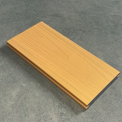 PANEL WPC LOGAM DENGAN DECKING EMAS PATINA GLIMMER MEWAH