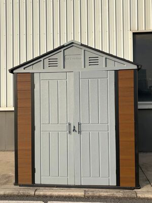 Rumah Prefabrikasi Taman Luar Ruangan Bergerak - Ruang Penyimpanan Utilitas Tahan Lama