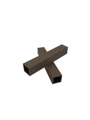 Penjualan Panas Pagar Komposit Plastik Kayu Pagar Pegangan Plastik WPC