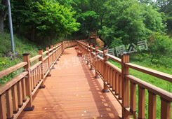 Pagar Komposit Tertutup Tiang Pagar WPC Daur Ulang 200*200mm