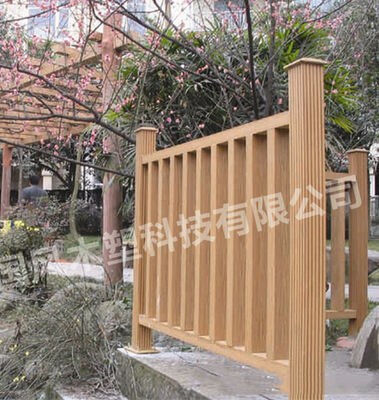 Pagar Komposit Tertutup Tiang Pagar WPC Daur Ulang 200*200mm