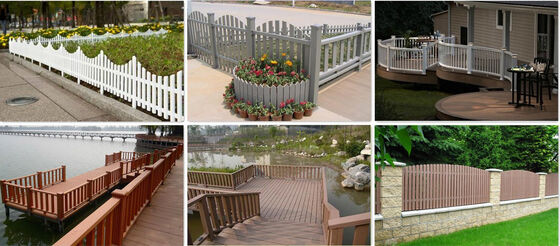 Pagar WPC Bar Dekoratif Tahan Air untuk Hotel Luar Ruangan