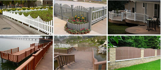 Panel Pagar WPC Tahan Cuaca Perawatan Rendah untuk Halaman Komersial