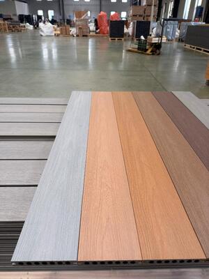 Grosir Kolam Renang Tahan Air Warna Ganda Coextrusion Wpc Decking Komposit Plastik Kayu