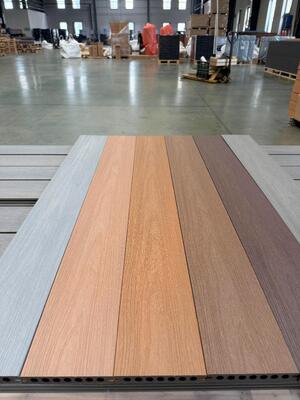 Grosir Kolam Renang Tahan Air Warna Ganda Coextrusion Wpc Decking Komposit Plastik Kayu