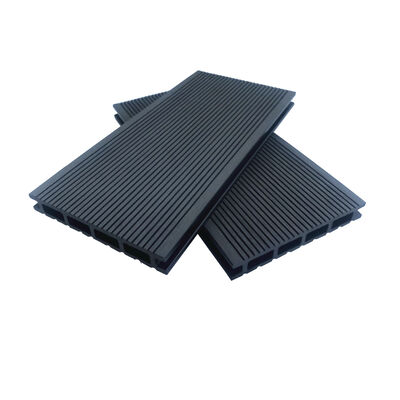 Decking Komposit WPC Modern Berkualitas Tinggi dengan Permukaan Disikat Anti Selip untuk Taman Luar Ruangan