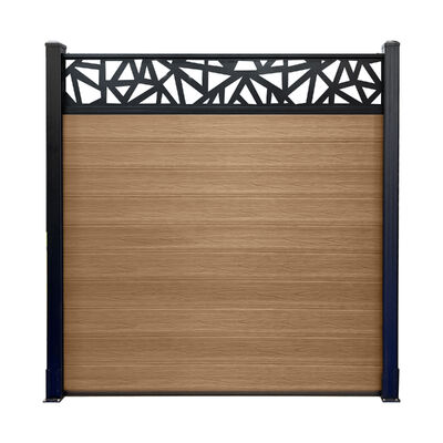 Pagar Wpc Komposit Plastik Kayu Tahan Lama Panel Pagar Taman Rumah Lebih Baik Dari Pagar Pvc Vinyl