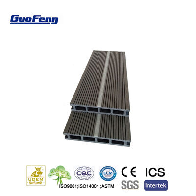 Dek Komposit Kayu Plastik Ekstrusi Co Luar Ruangan Lantai WPC Noctilucent