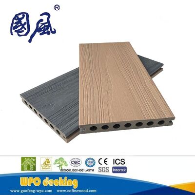 Harga Pabrik Decking WPC Bahan Komposit Kayu-Plastik Co-Ekstrusi Warna Ganda Generasi Baru