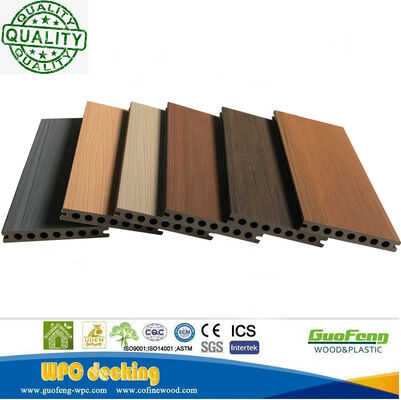 Decking Komposit Plastik Kayu Co-Extrusion untuk Lantai Luar Ruangan Tahan Air