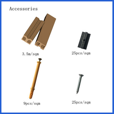 Tekstur Kayu Antiseptik WPC Lantai/Decking Rekayasa WPC Co-Extruded dengan Sertifikat Ce