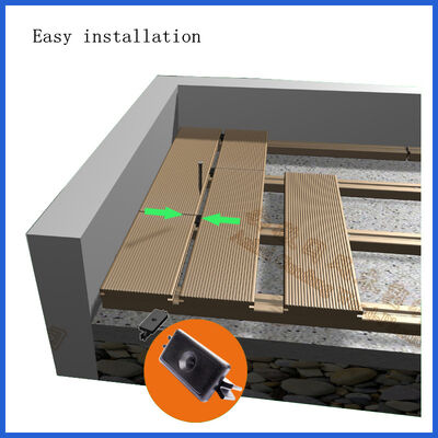 Tekstur Kayu Antiseptik WPC Lantai/Decking Rekayasa WPC Co-Extruded dengan Sertifikat Ce