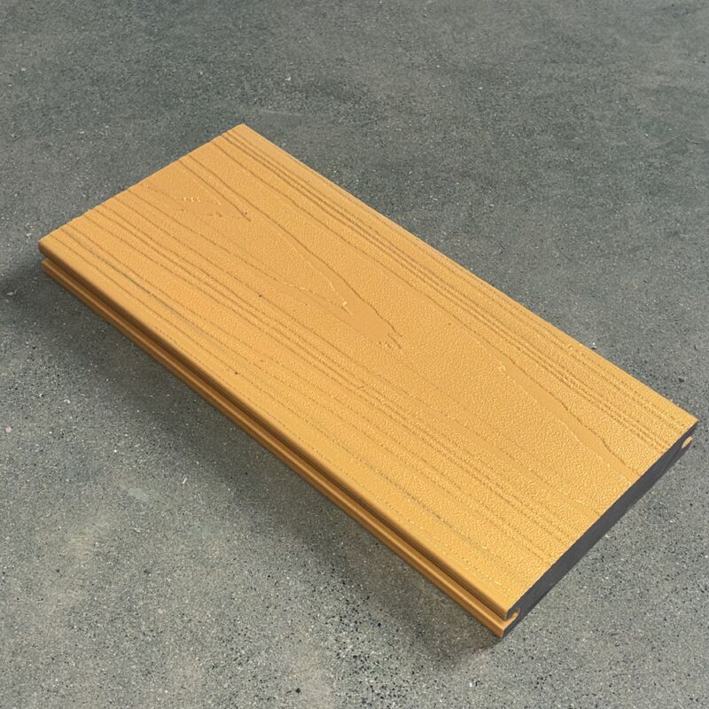 PANEL WPC LOGAM DENGAN DECKING EMAS PATINA GLIMMER MEWAH