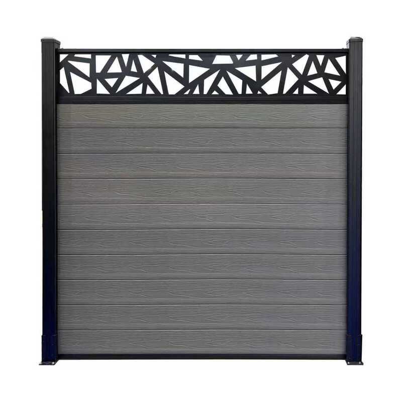 Pagar Wpc Komposit Plastik Kayu Tahan Lama Panel Pagar Taman Rumah Lebih Baik Dari Pagar Pvc Vinyl