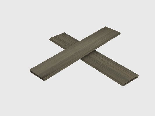 Pagar Taman Taman WPC Decking Luar Ruangan Pagar Komposit Tahan Air Anti Serangga