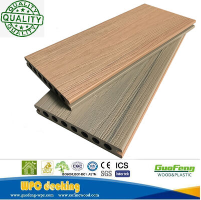 Decking Komposit Plastik Kayu Co-Extrusion untuk Lantai Luar Ruangan Tahan Air