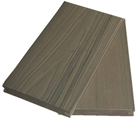 Tekstur Kayu Antiseptik WPC Lantai/Decking Rekayasa WPC Co-Extruded dengan Sertifikat Ce